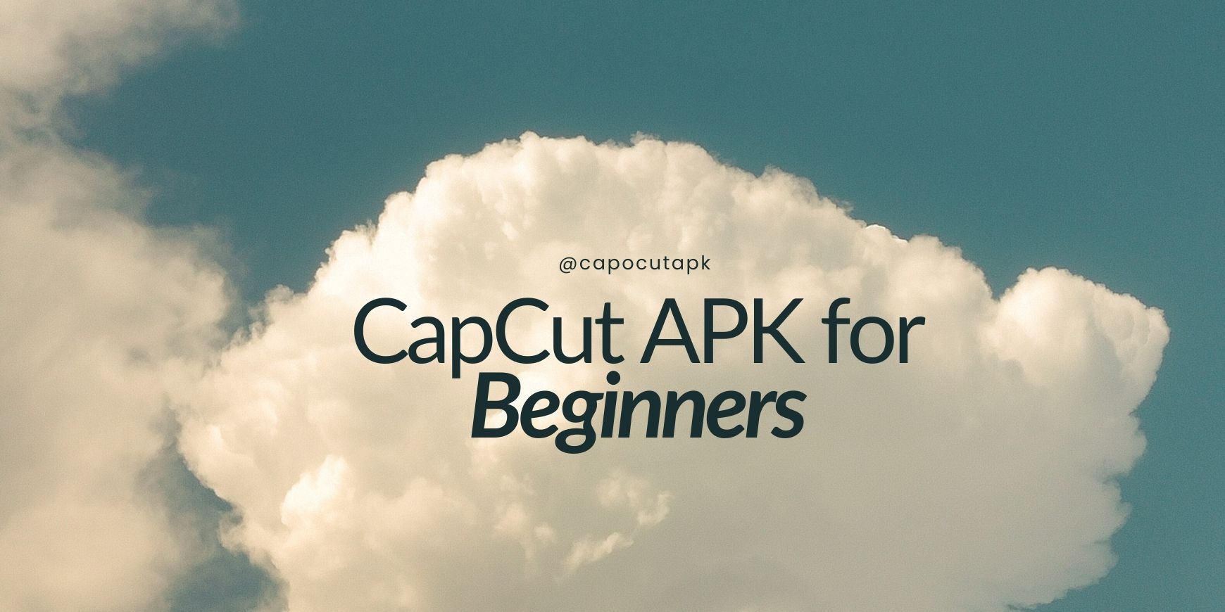 CapCut Beginner's Guide Hero Image