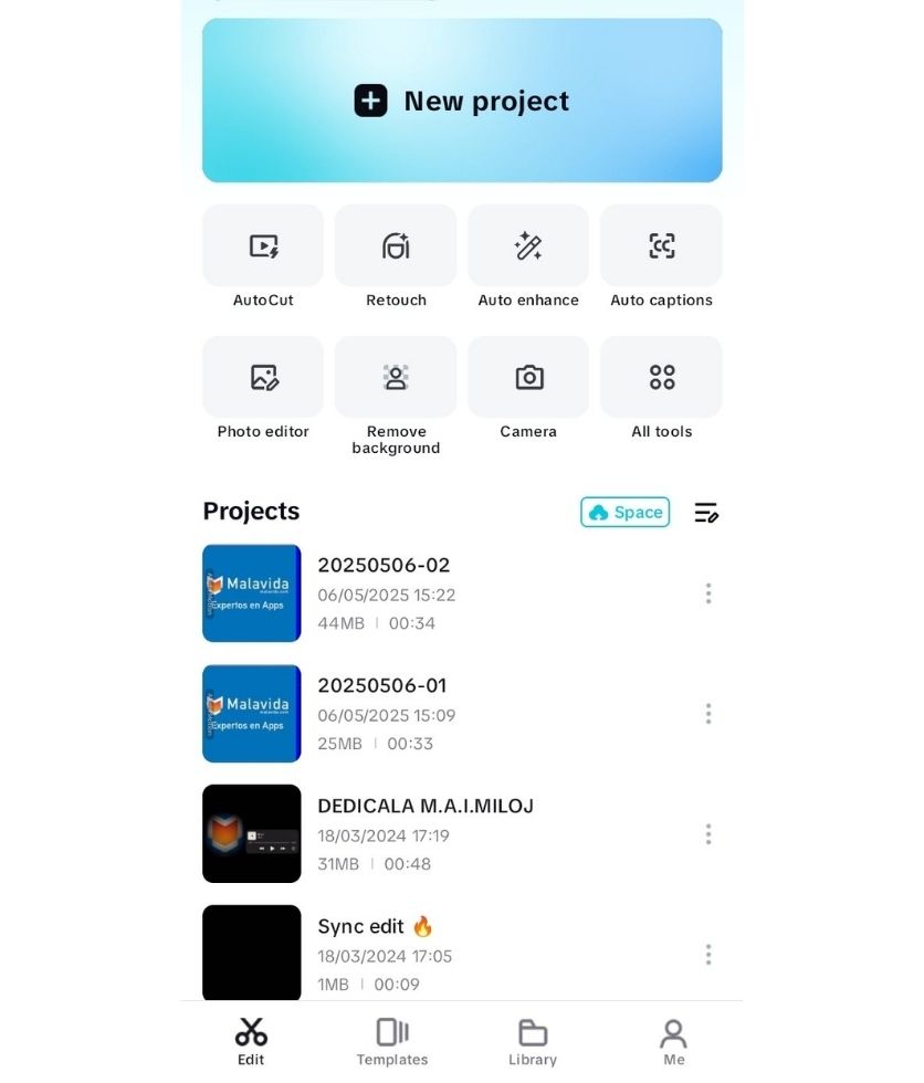 CapCut Editing Interface