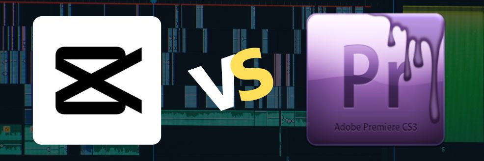 CapCut vs Premiere Rush comparison banner
