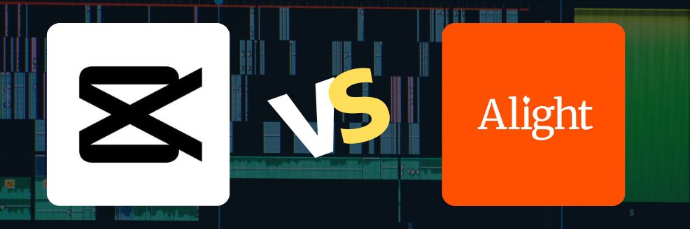CapCut vs Alight Motion comparison banner