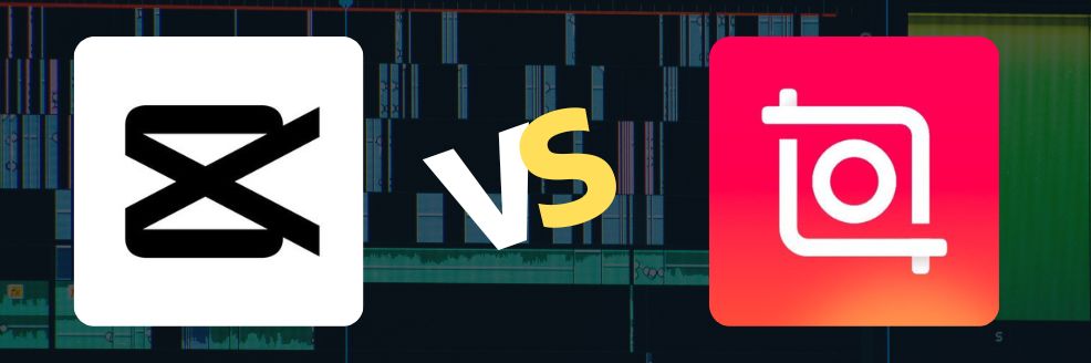 CapCut vs InShot comparison banner