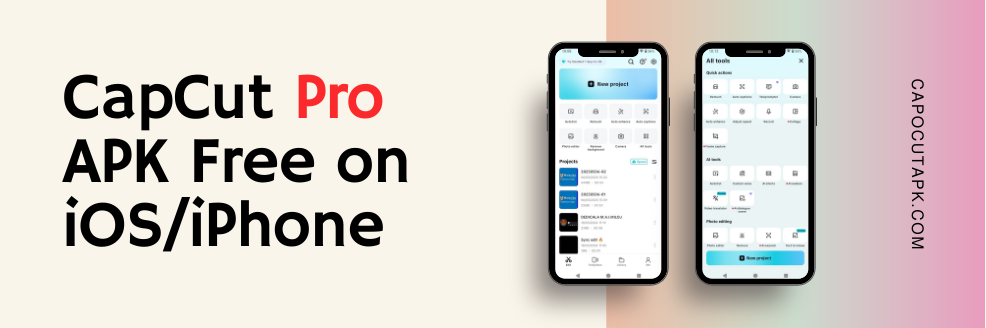 CapCut for iOS editing interface