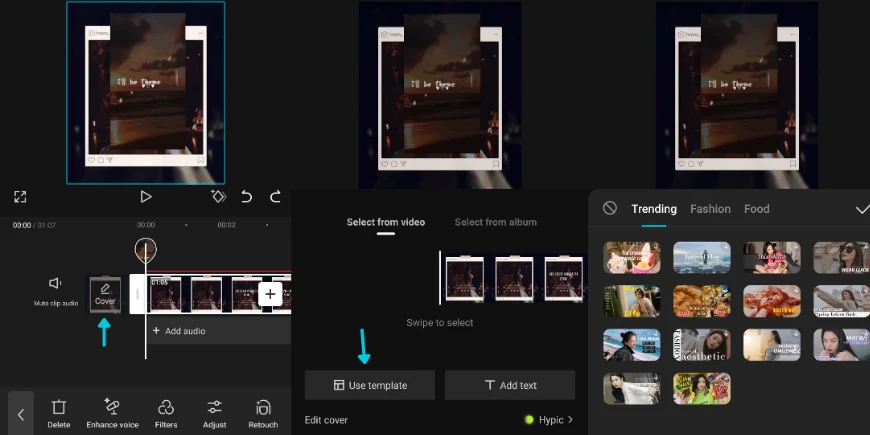 Multi-layer editing interface